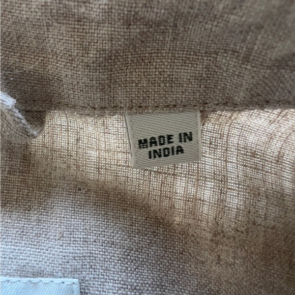 NWT Orvis Linen Jacket Women's XS Light Tan Front Pockets-Buttons Up (G4) - Picture 5 of 12